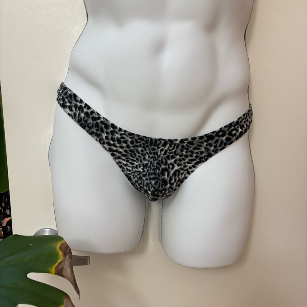Leopard Print Men's Briefs